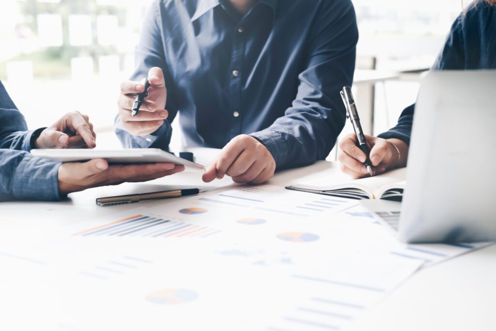 group of people financial planning